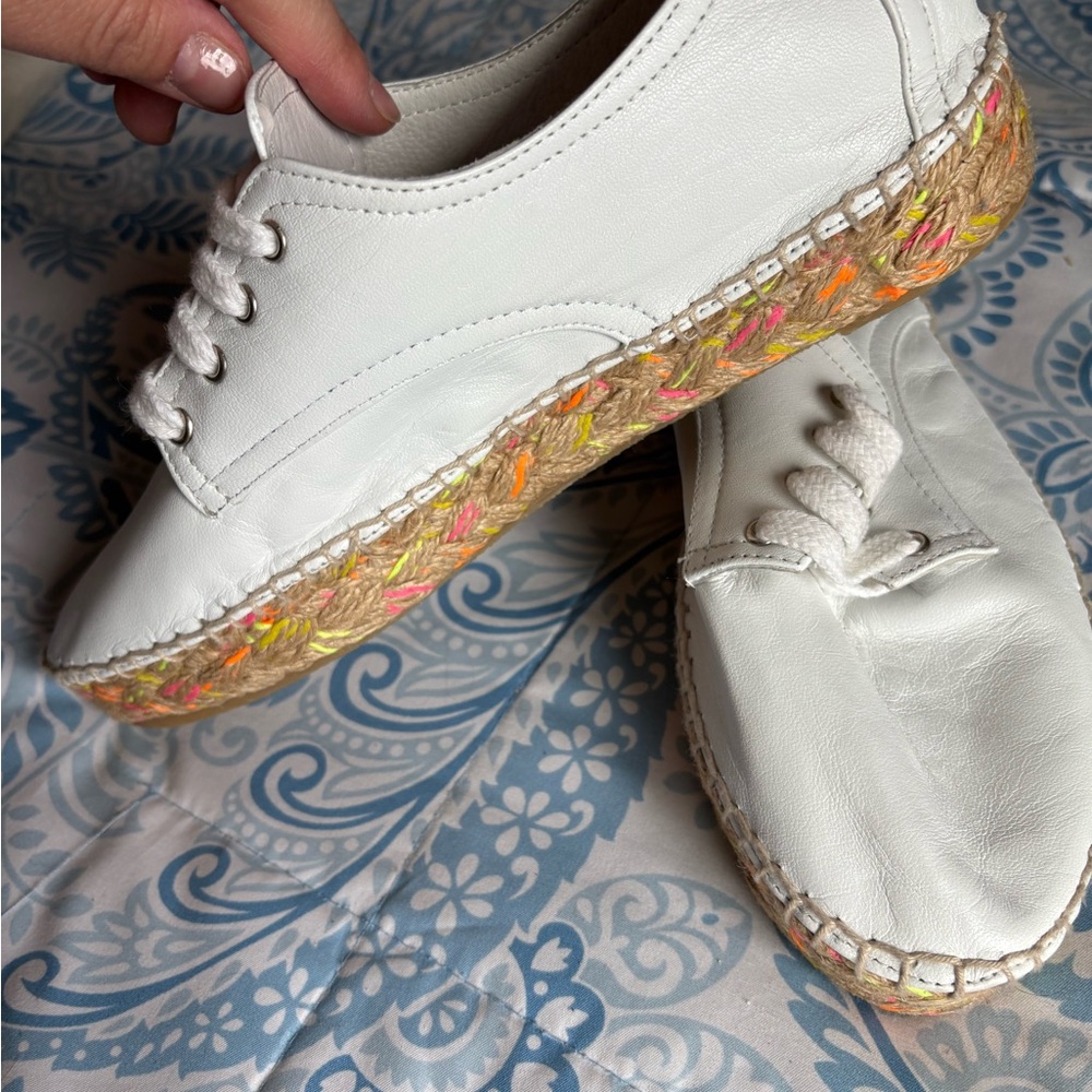 White Espadrille Sneakers